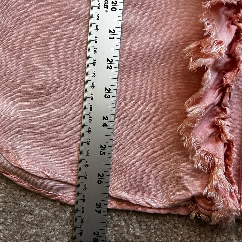 Pilcro Anthropologie Ruffled Long Sleeve Button Down Top - Picture 9 of 9